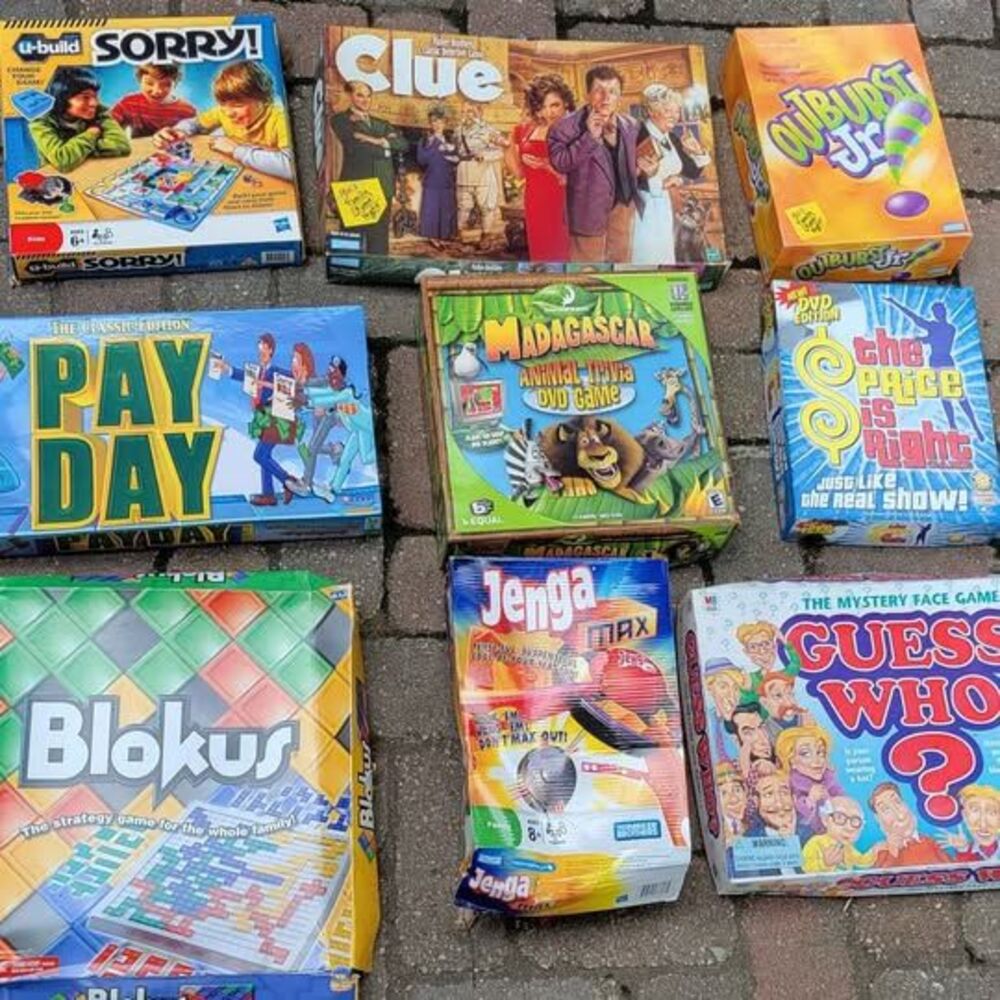 Lot Of Vintage Board Games